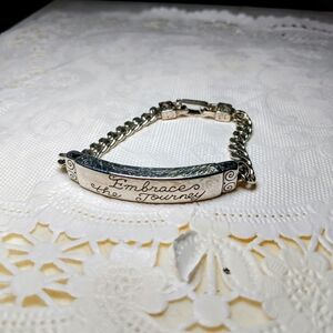 Silver Inspirational Bracelet